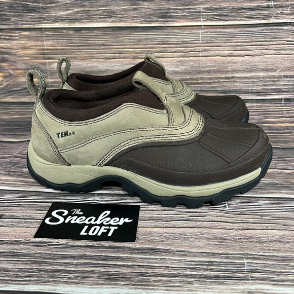 LL Bean Tek 2.5 Storm Chaser Brown Taupe Women's Waterproof Duck Boot Shoes - Picture 1 of 8